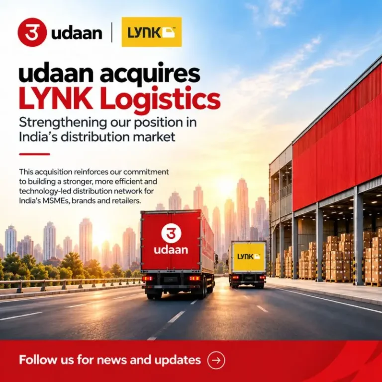 Udaan Acquires Swiggy-Owned LYNK Logistics for Rs 500 Crore