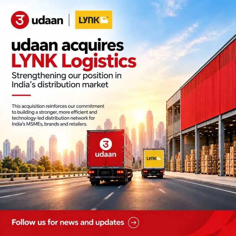 Udaan Acquires Swiggy-Owned LYNK Logistics for Rs 500 Crore