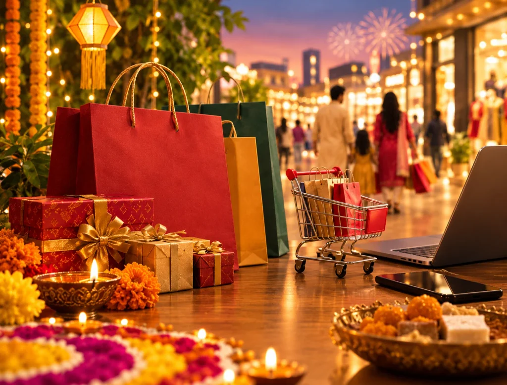 Diwali sales 2026 and India's festive shopping consumer spending trends.